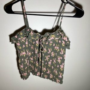 American Eagle Smocked Tank